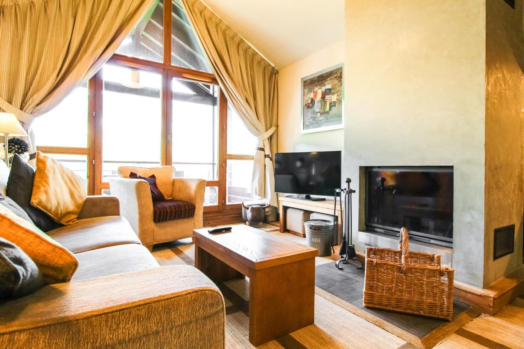 Exceptional 3 Bed Penthouse With Fireplace And Stunning Views Flaine Exterior photo