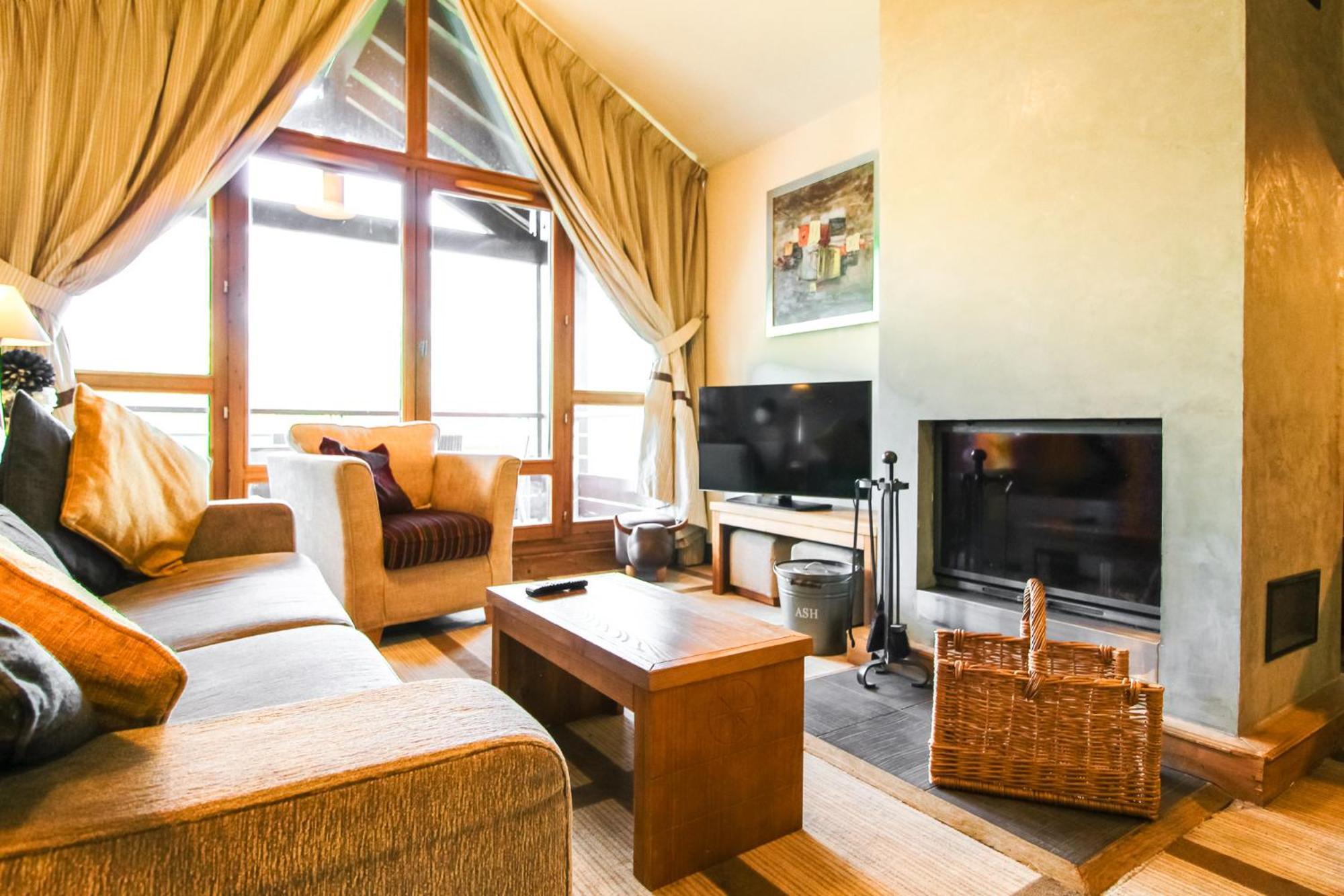 Exceptional 3 Bed Penthouse With Fireplace And Stunning Views Flaine Exterior photo