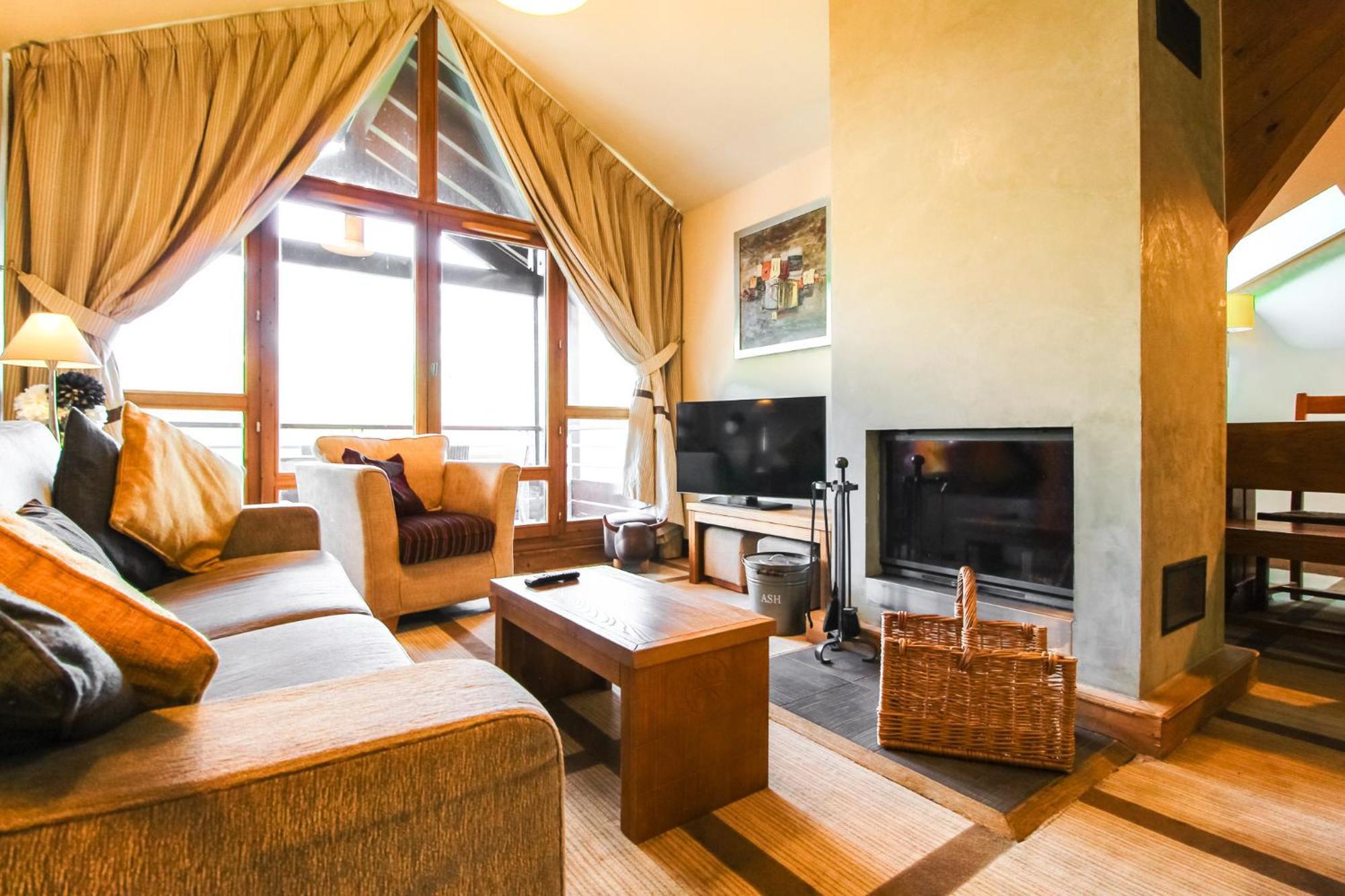Exceptional 3 Bed Penthouse With Fireplace And Stunning Views Flaine Exterior photo