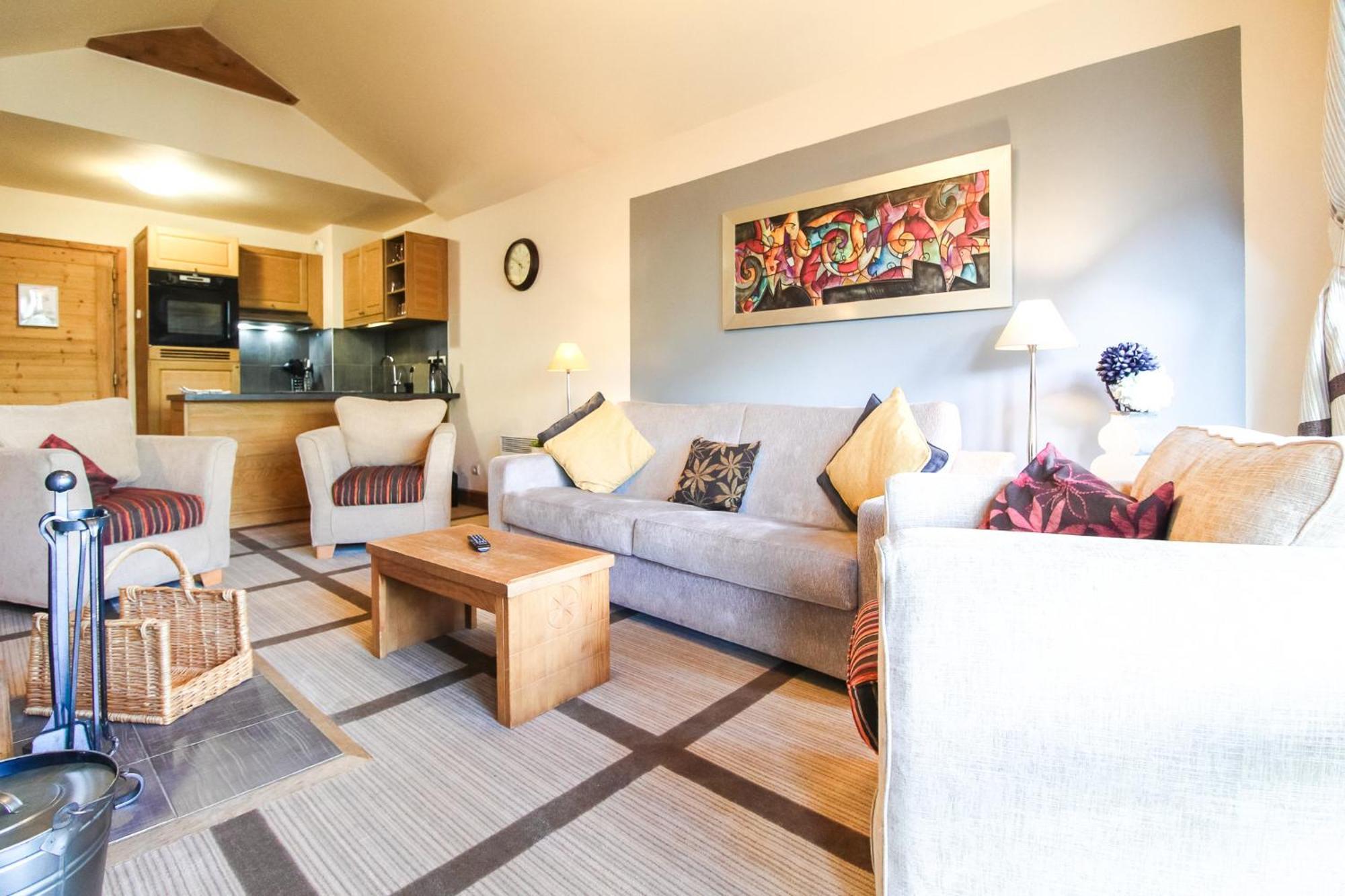 Exceptional 3 Bed Penthouse With Fireplace And Stunning Views Flaine Exterior photo